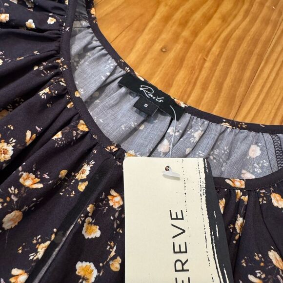 NWT RAILS Sal Romantic Floral Peasant Midi Dress Women’s SIZE SMALL - Picture 8 of 16